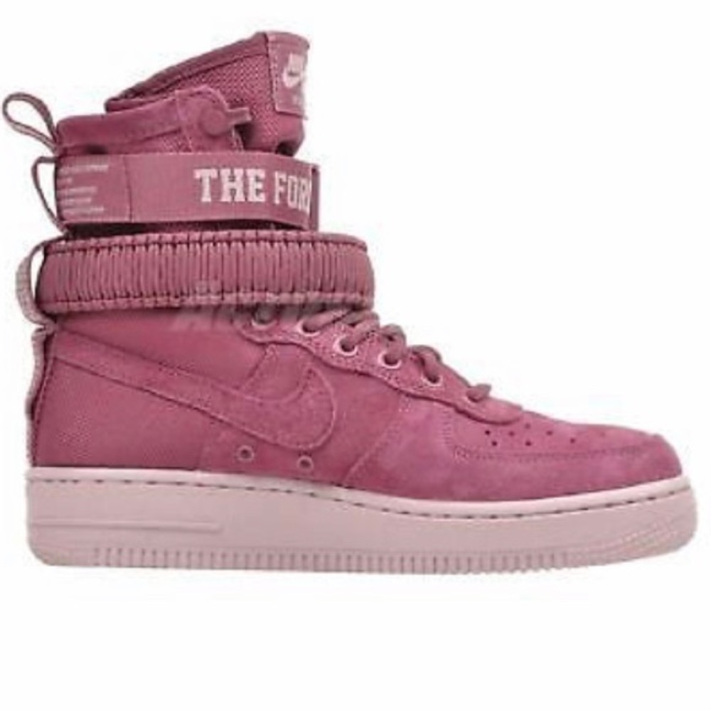 Nike Women’s SF AF1 MID Vintage Wine shoes.